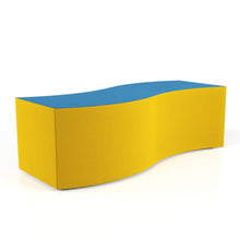 Load image into Gallery viewer, artcobell soft seating two tone expanse bench
