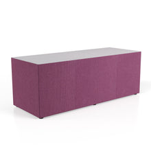 Load image into Gallery viewer, artcobell soft seating two color rectangle bench

