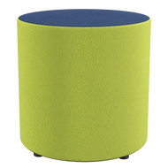 Round soft seating, versatile standalone or center piece